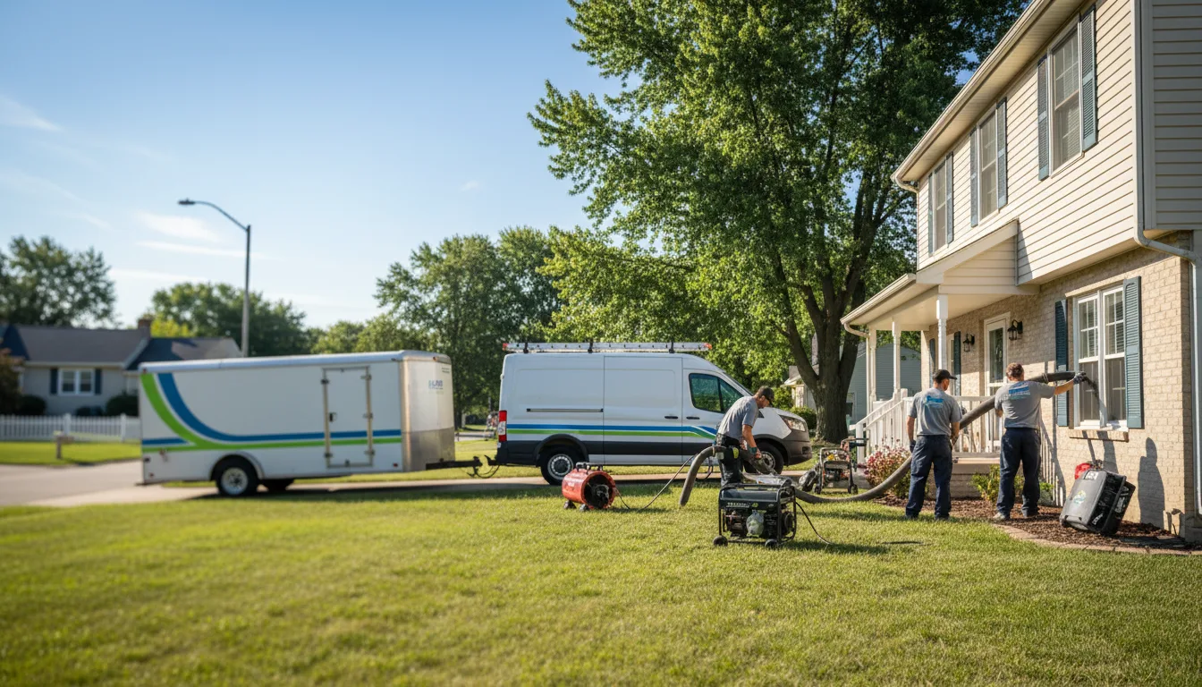 Flooded Basement Restoration And Cleanup With Repair in Calhoun, MO near me